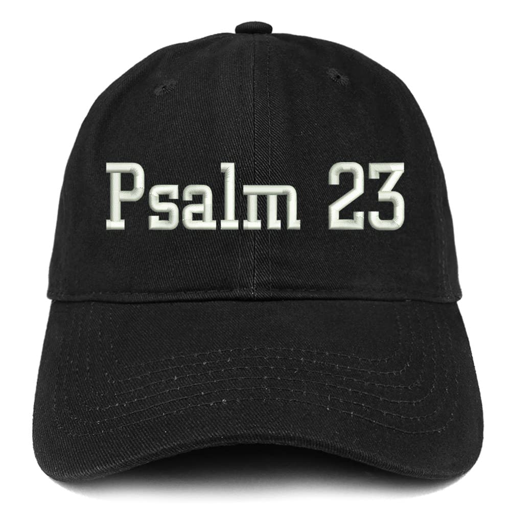 Trendy Apparel Shop Psalm 23 Low Profile Soft Cotton Baseball Cap