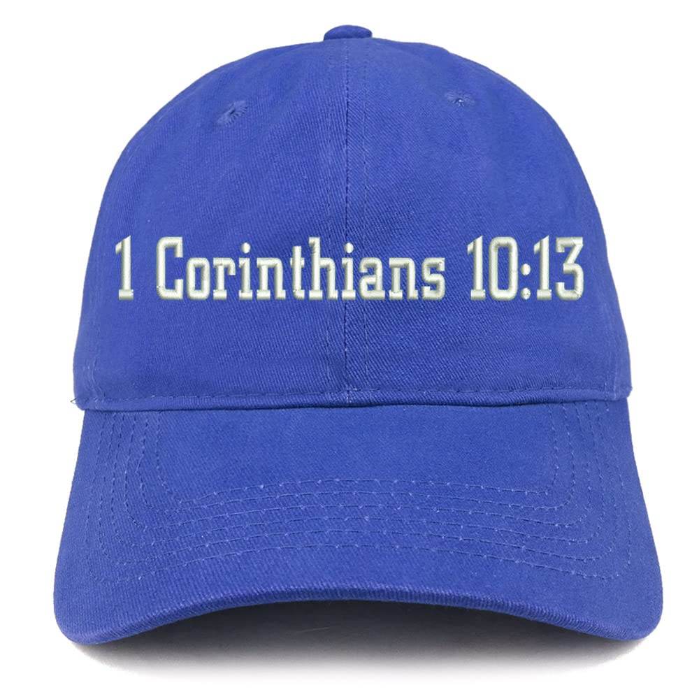 Trendy Apparel Shop 1 Corinthians 10:13 Low Profile Soft Cotton Baseball Cap