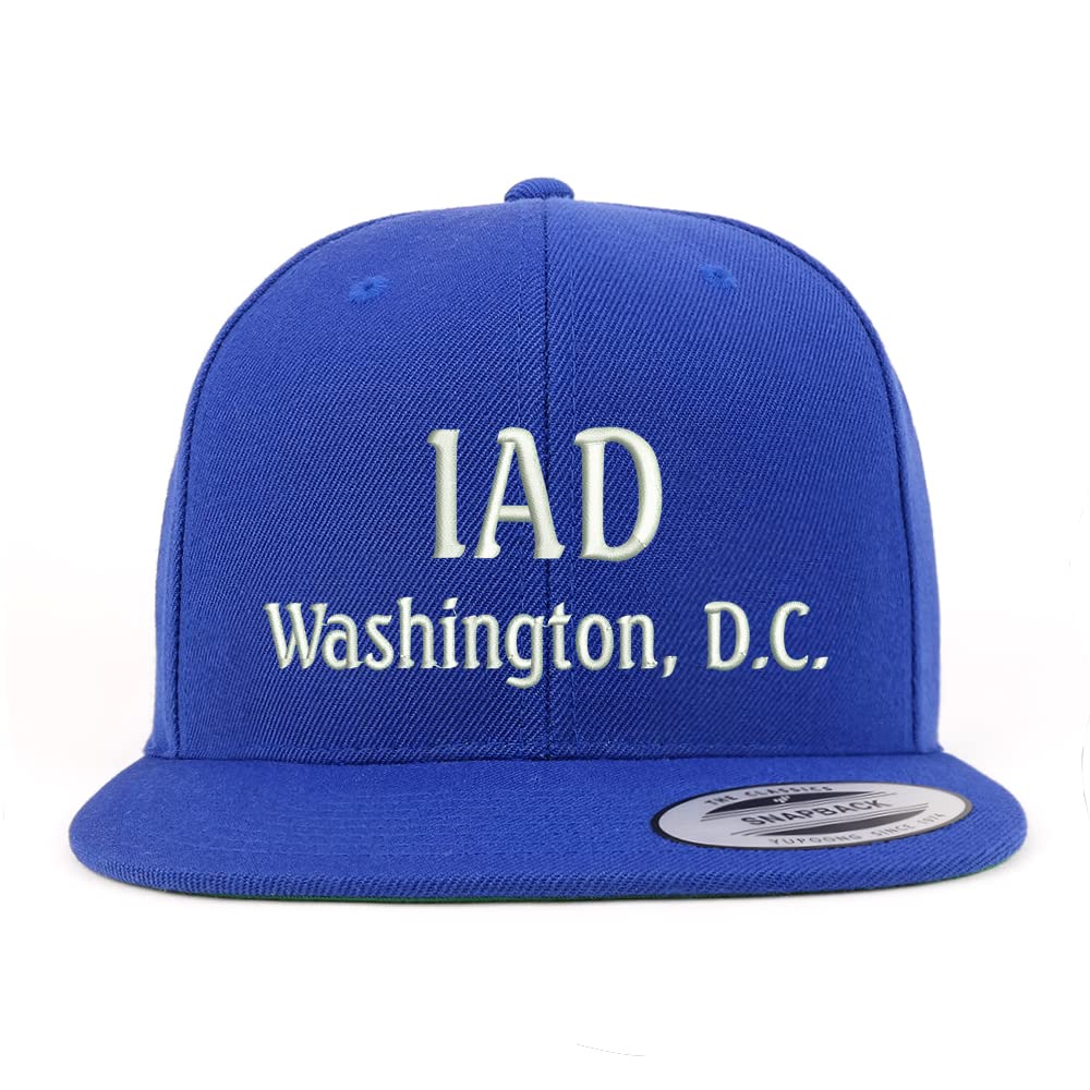 Trendy Apparel Shop IAD Washington DC Embroidered Flatbill Snapback