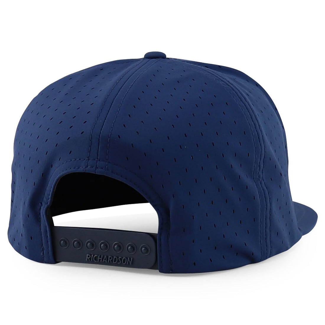 Trendy Apparel Shop Water Resistant UPF 50+ Performance 7 Panel Flatbill Snapback Cap