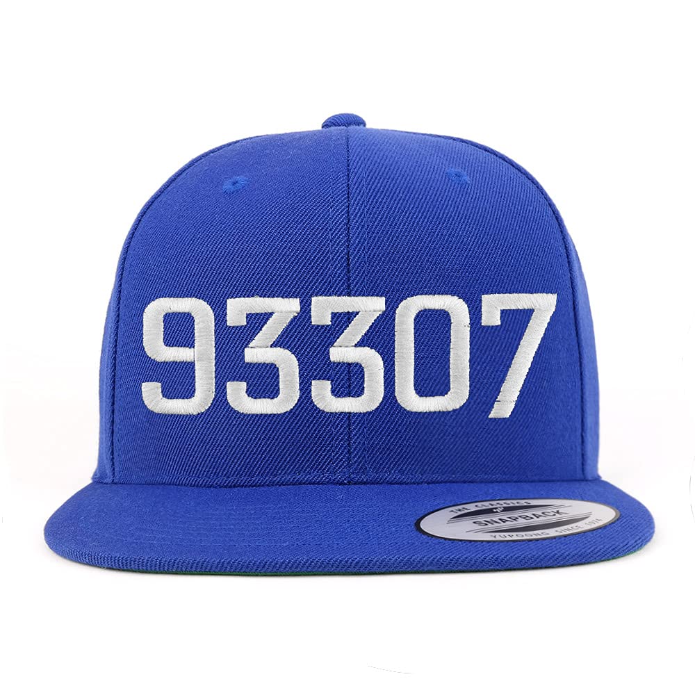 Trendy Apparel Shop 93307 Bakersfield CA Old English Embroidered Flatbill Snapback