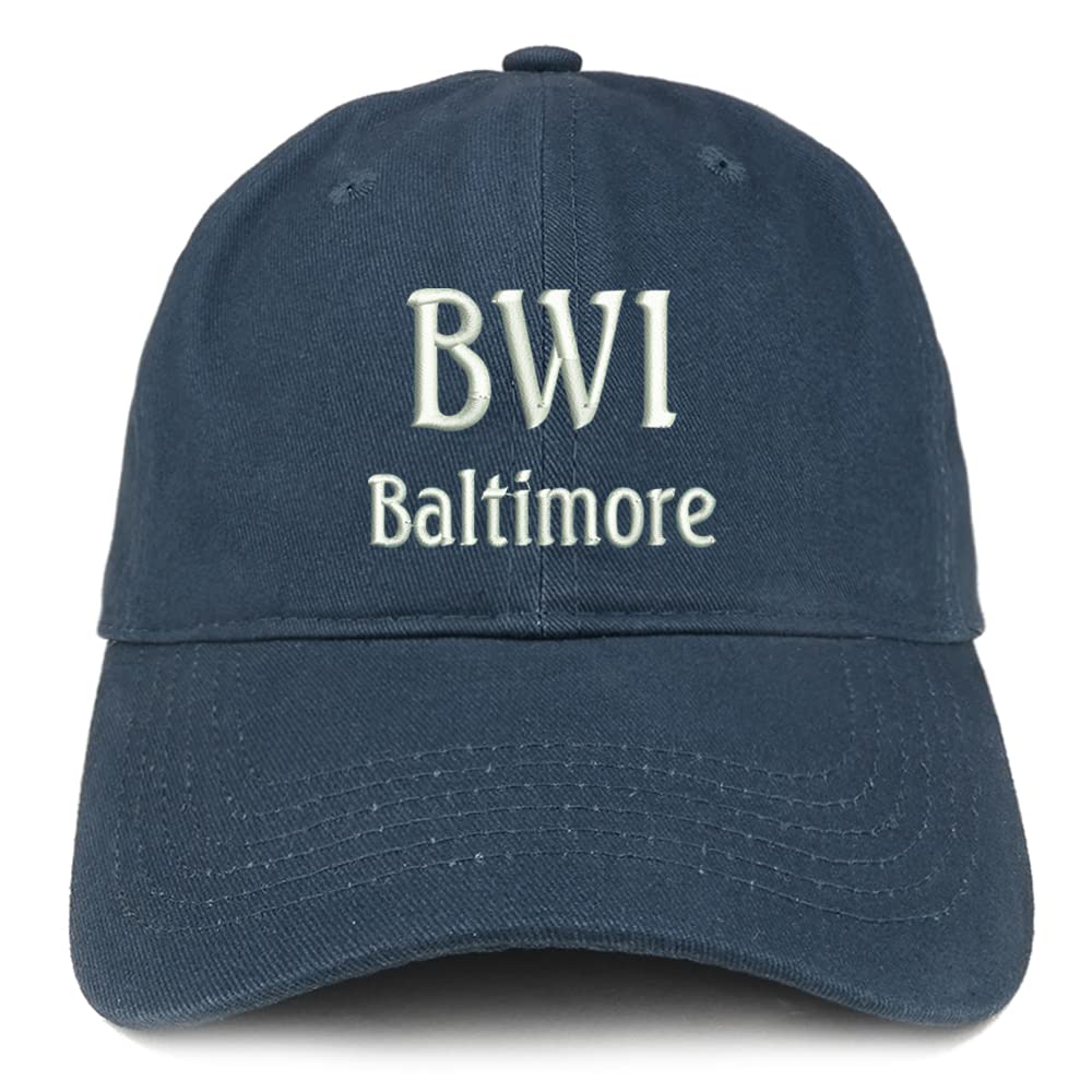 Trendy Apparel Shop BWI Baltimore Low Profile Soft Cotton Baseball Cap