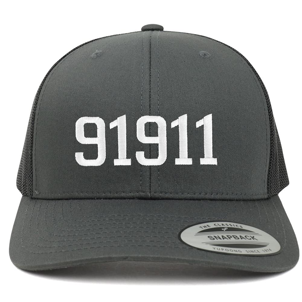 Trendy Apparel Shop 91911 Chula Vista CA Old English 6 Panel Trucker Mesh Cap