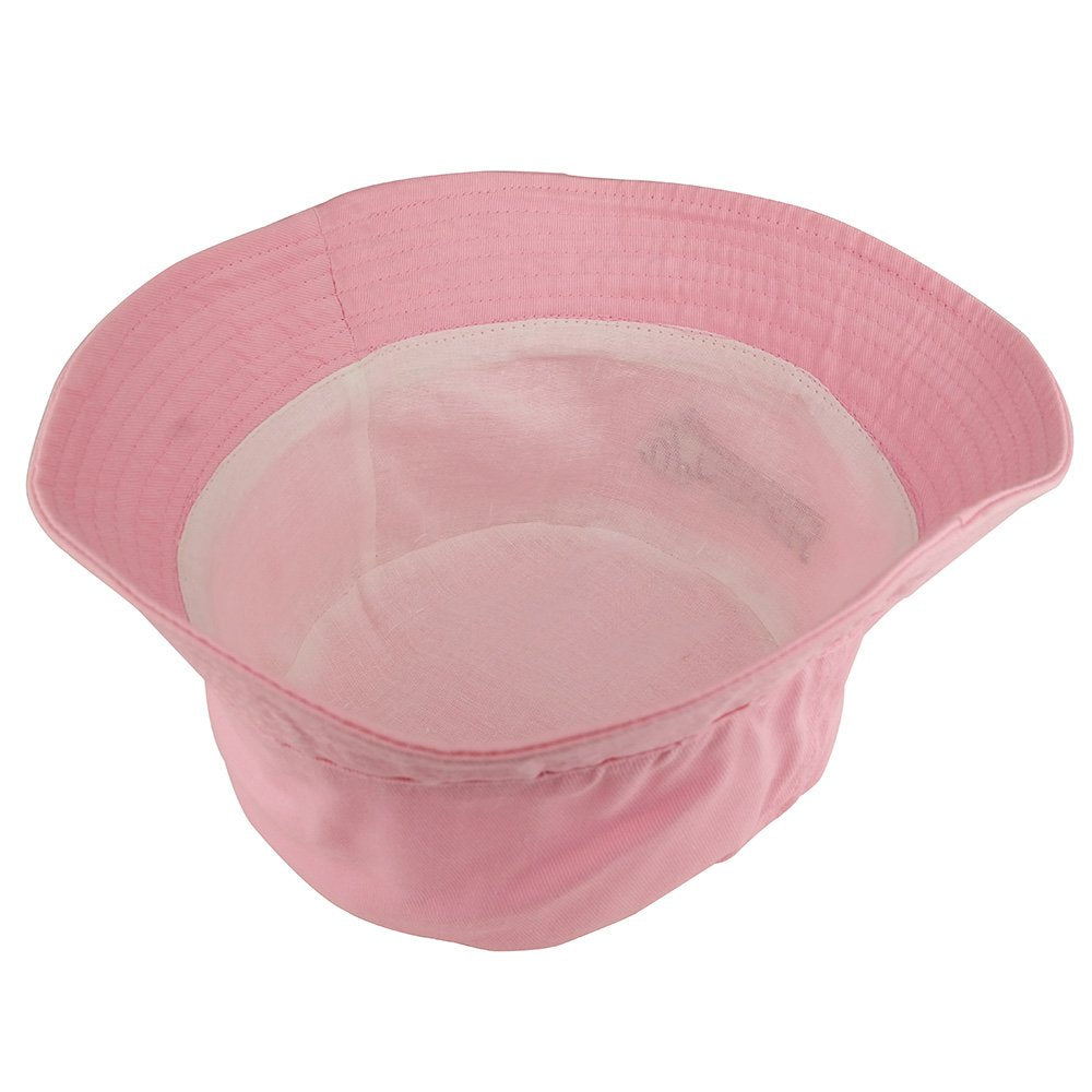 Trendy Apparel Shop Girl's Princess Embroidered Youth Size Cotton Bucket Hat