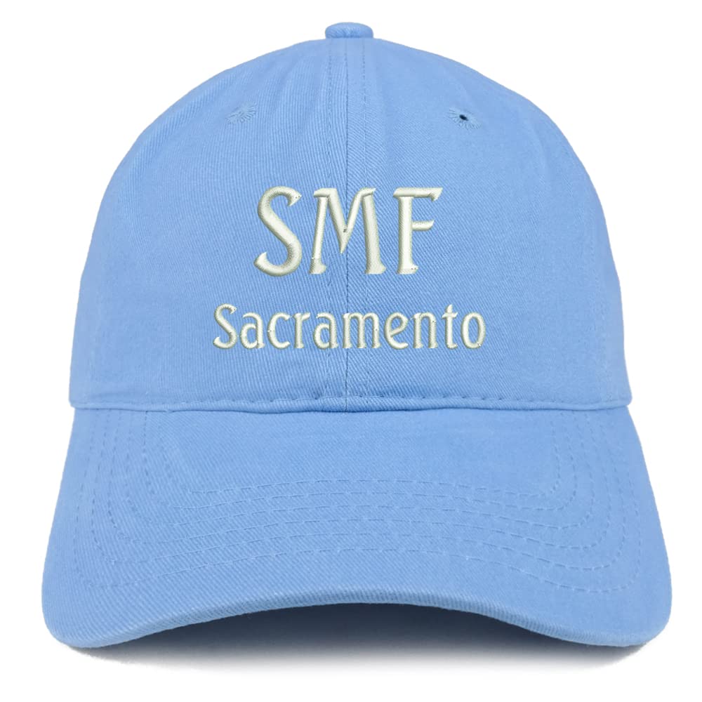 Trendy Apparel Shop SMF Sacramento Low Profile Soft Cotton Baseball Cap