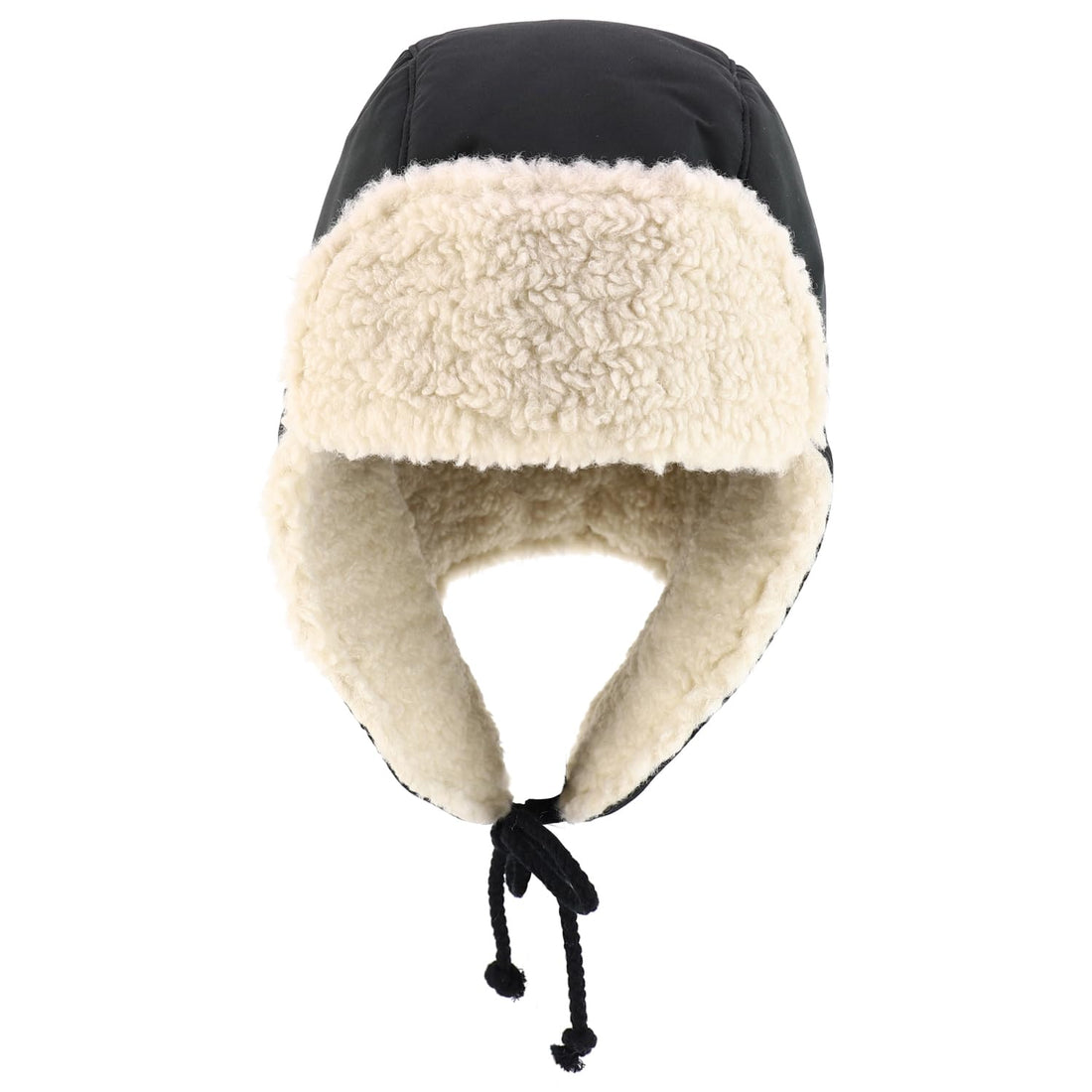 Trendy Apprel Shop Warm Winter Fur Ear Flaps Sherpa Lined Trooper Hat