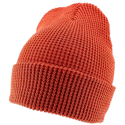 Trendy Apparel Shop Warm Waffle Knit Cuff Beanie