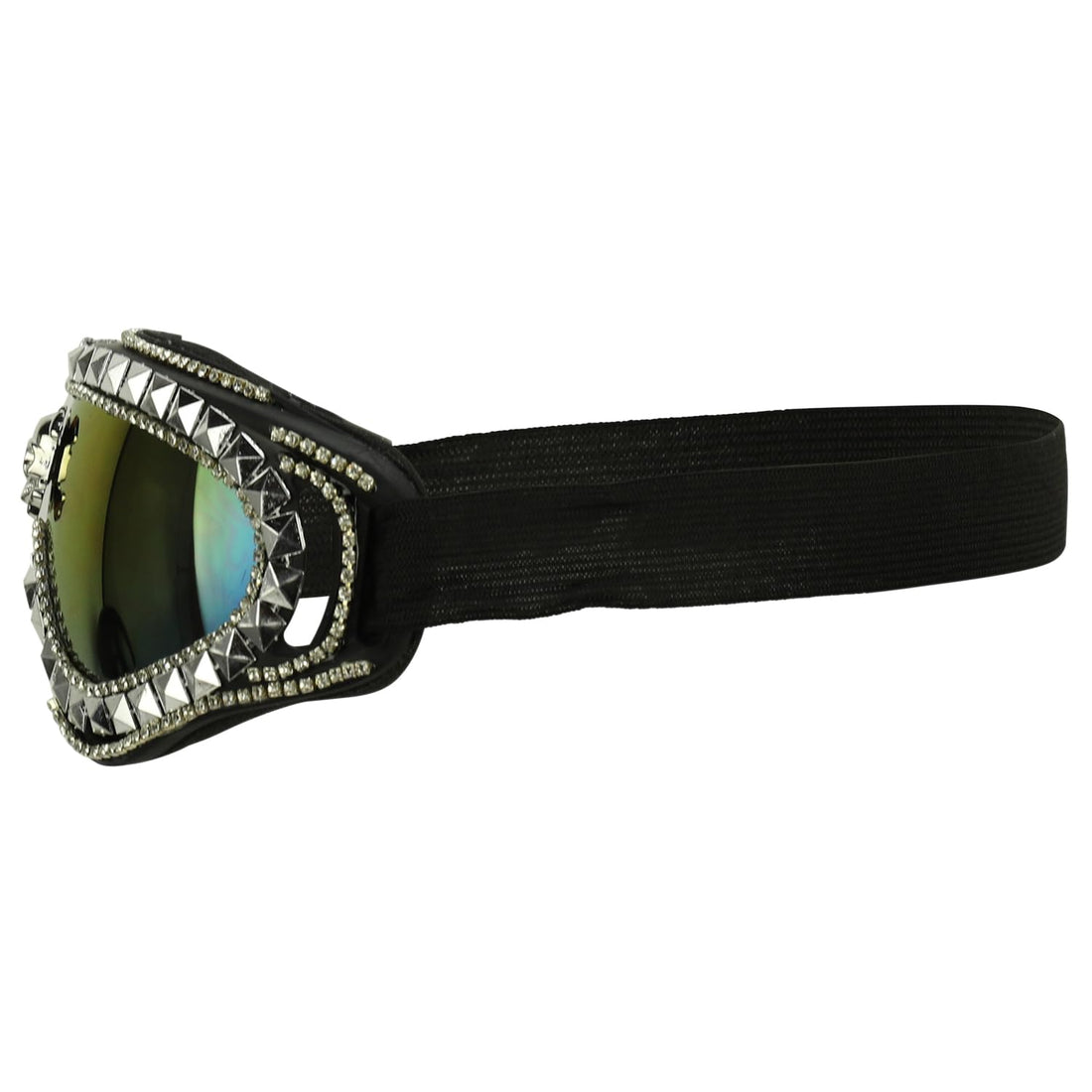 Trendy Apparel Shop Bling Rhinestone Festival Rave Goggles
