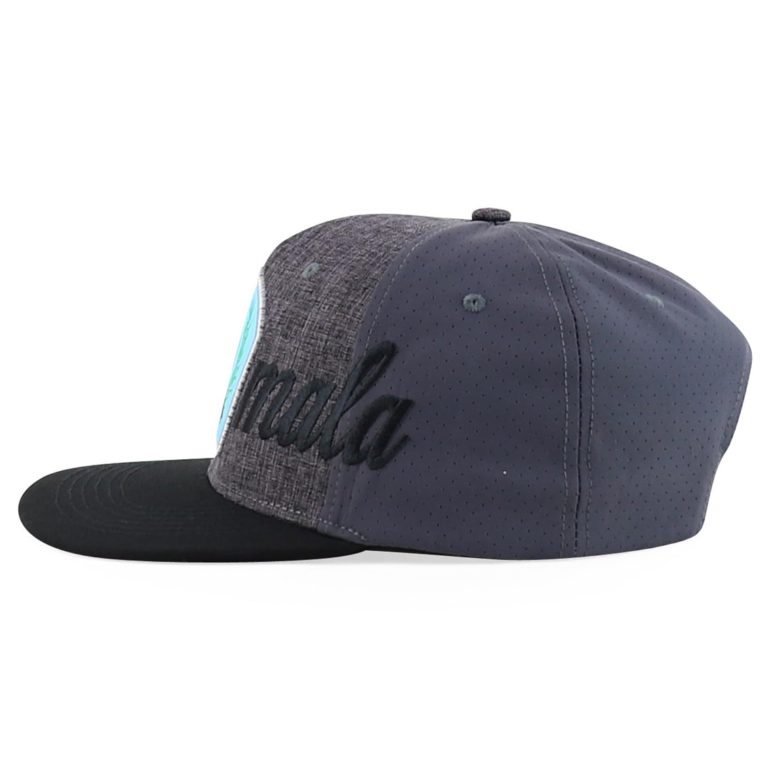Trendy Apparel Shop Central America States Embroidered Mesh Back Flat Bill Cap