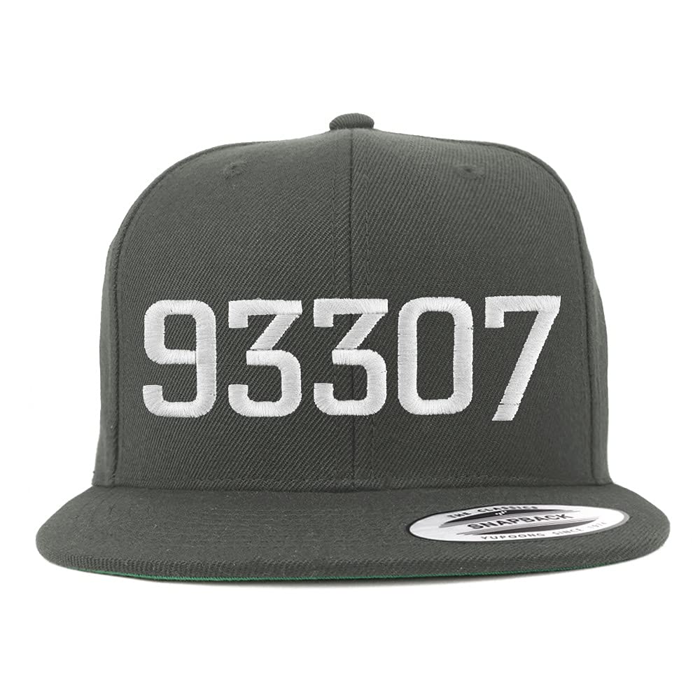 Trendy Apparel Shop 93307 Bakersfield CA Old English Embroidered Flatbill Snapback