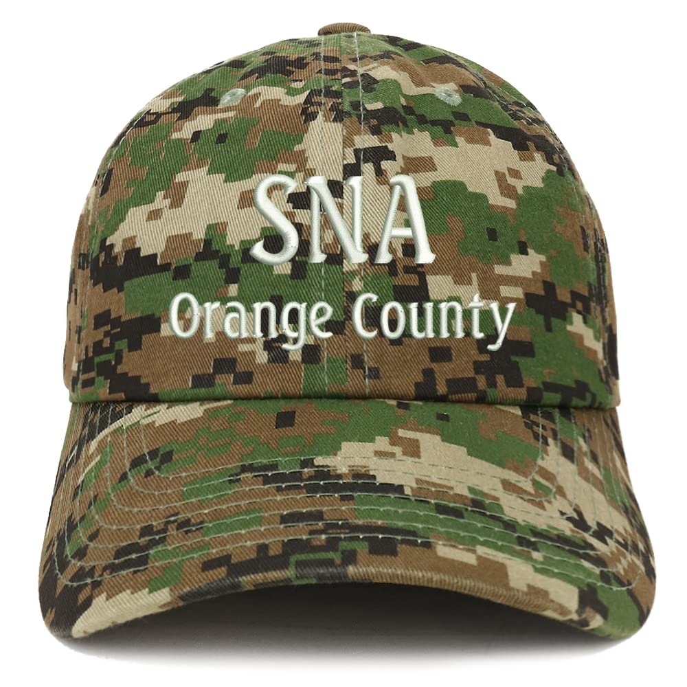 Trendy Apparel Shop SNA Orange County Low Profile Soft Cotton Baseball Cap
