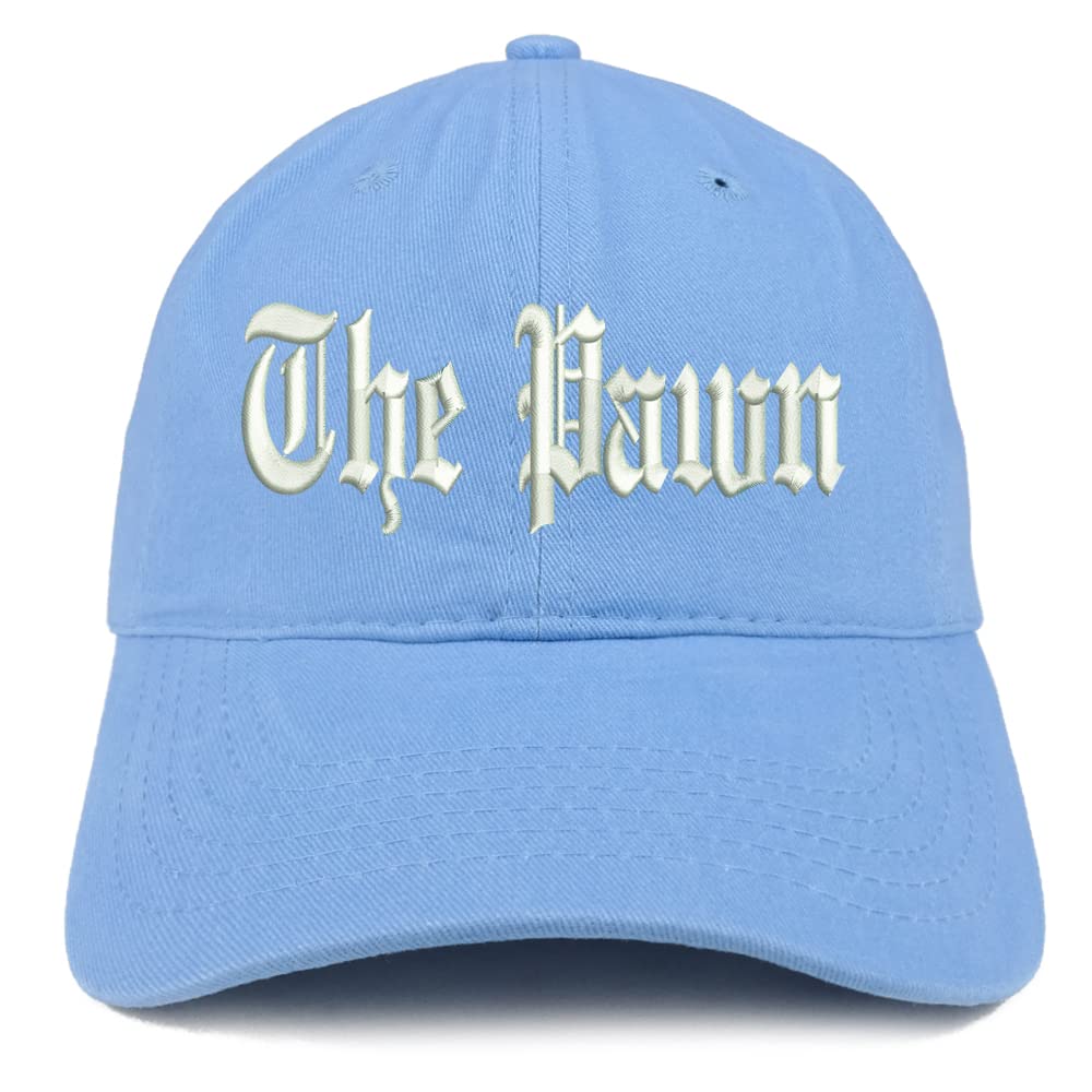 Trendy Apparel Shop The Pawn Old English Low Profile Soft Cotton Baseball Cap
