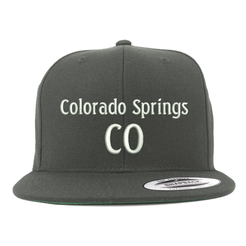 Trendy Apparel Shop Colorado Springs CO Embroidered Flatbill Snapback