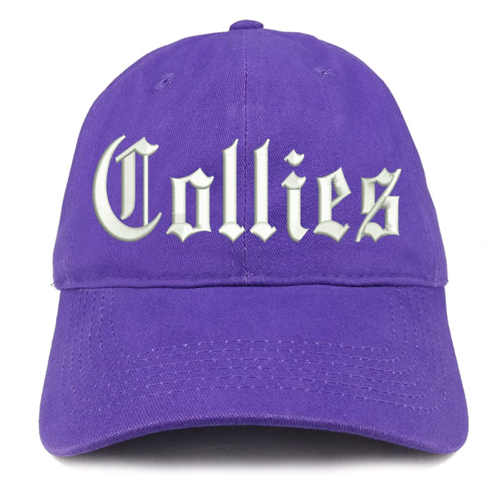 Trendy Apparel Shop Old English Collies Low Profile Soft Cotton Baseball Cap