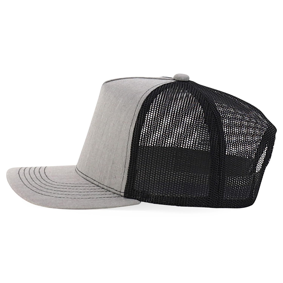 Trendy Apparel Shop 5 Panel Structured Trucker Cap with Mexico Flag Design Undervisor