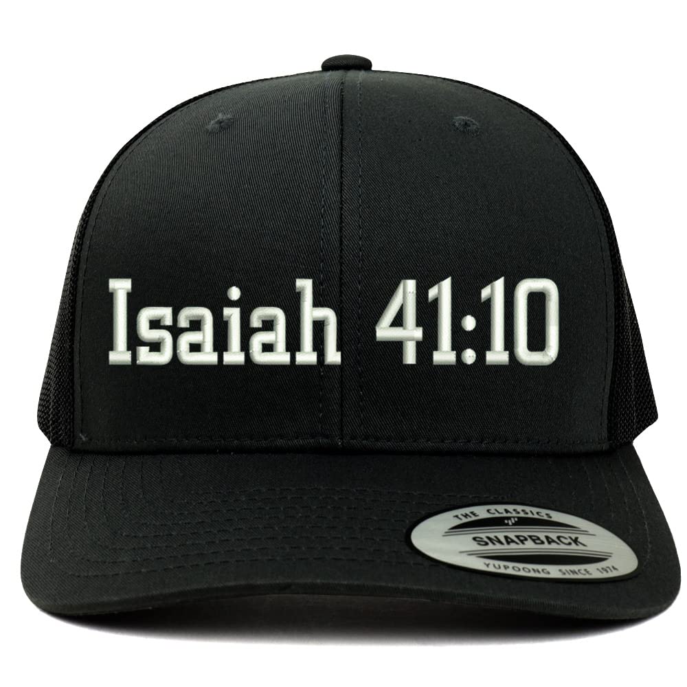 Trendy Apparel Shop Isaiah 41:10 6 Panel Trucker Mesh Cap