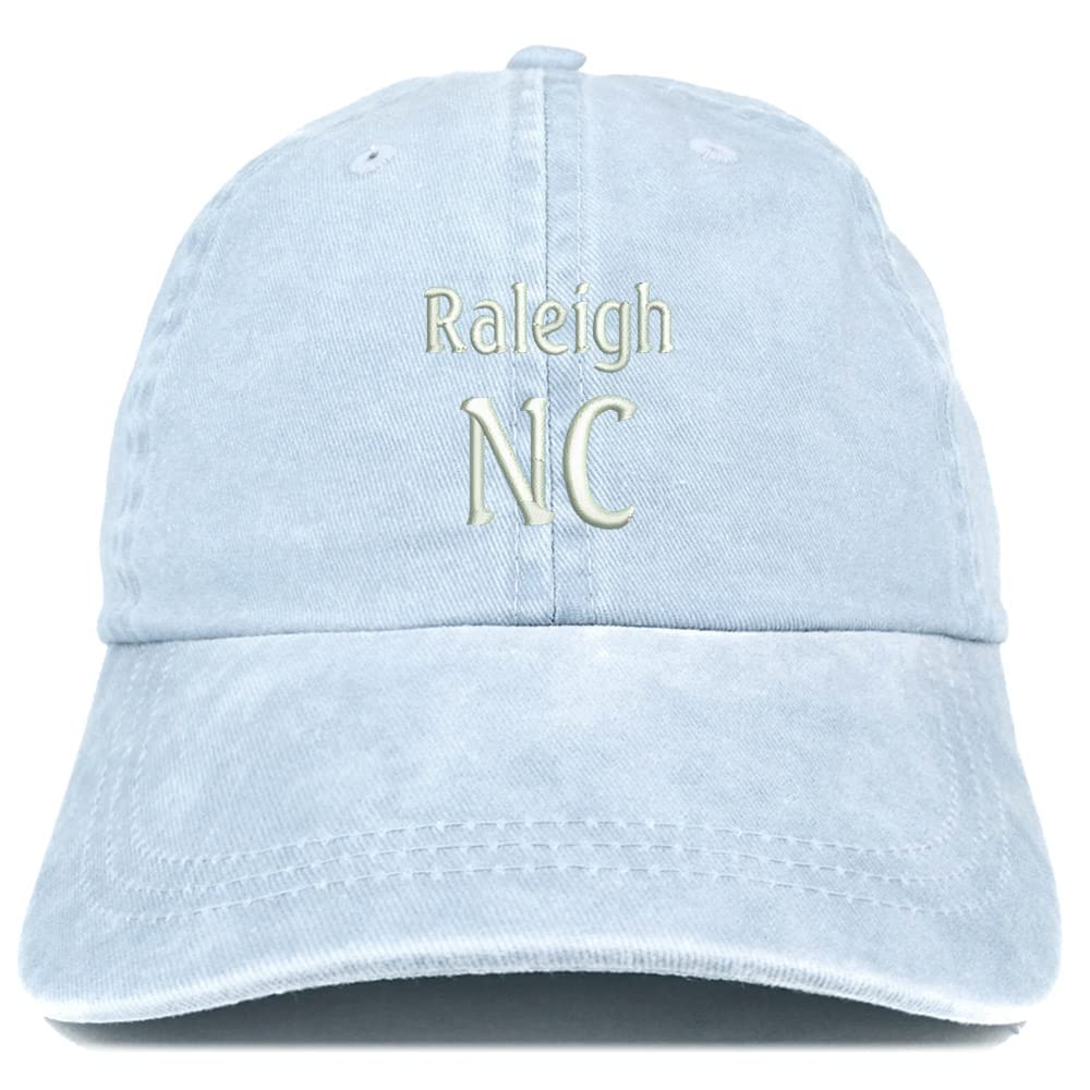 Trendy Apparel Shop Raleigh NC Embroidered Pigment Dyed Washed Baseball Cap