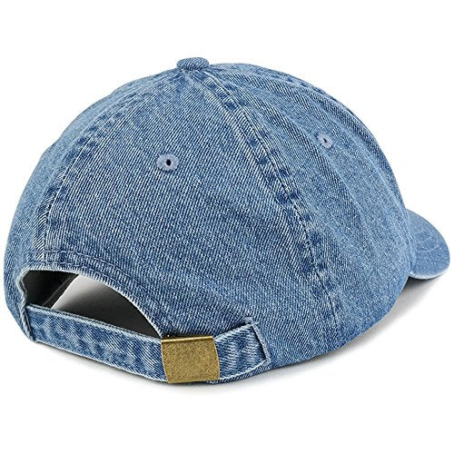 Trendy Apparel Shop Unicorn Patch Unstructured Denim Baseball Cap