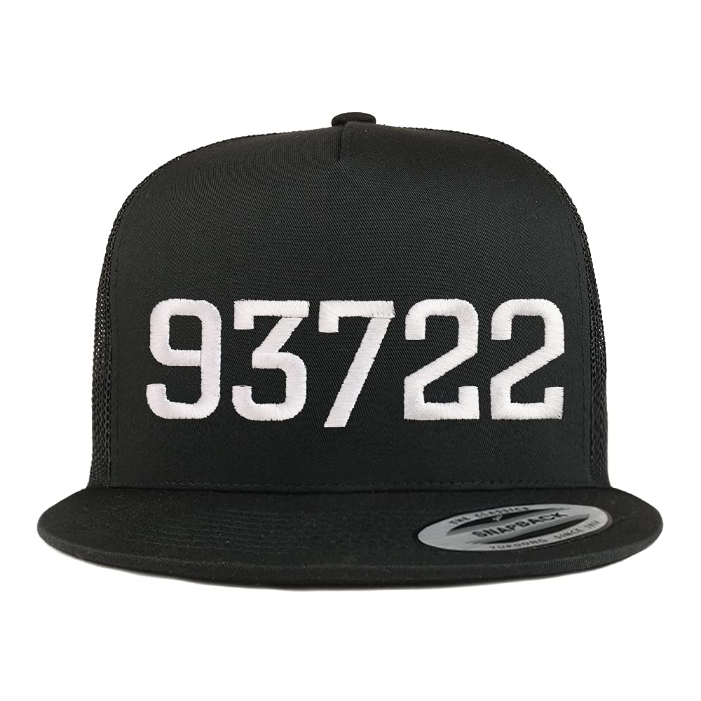 Trendy Apparel Shop 93722 Fresno CA Old English 5 Panel Flatbill Trucker Cap