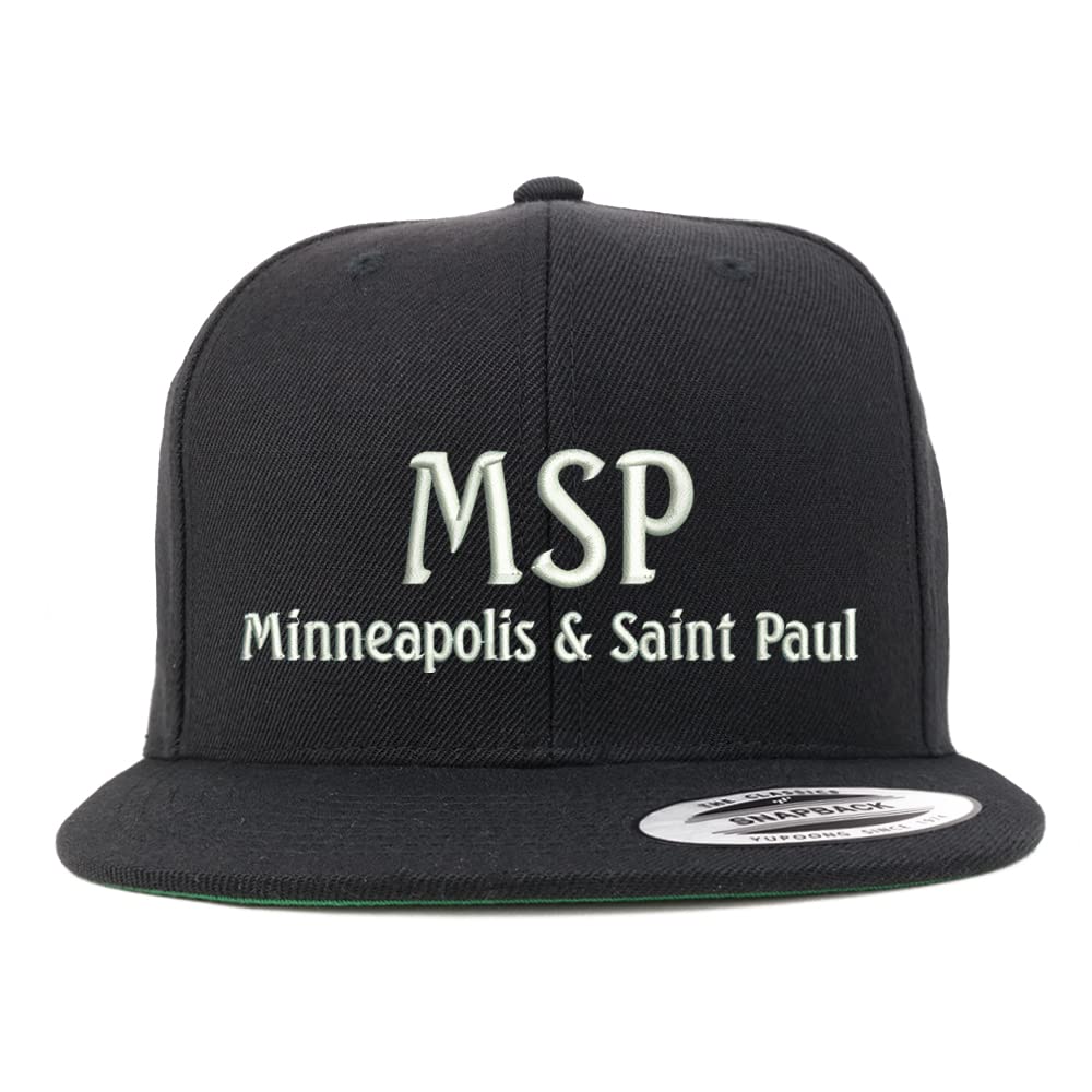 Trendy Apparel Shop MSP Minneapolis and Saint Paul Embroidered Flatbill Snapback
