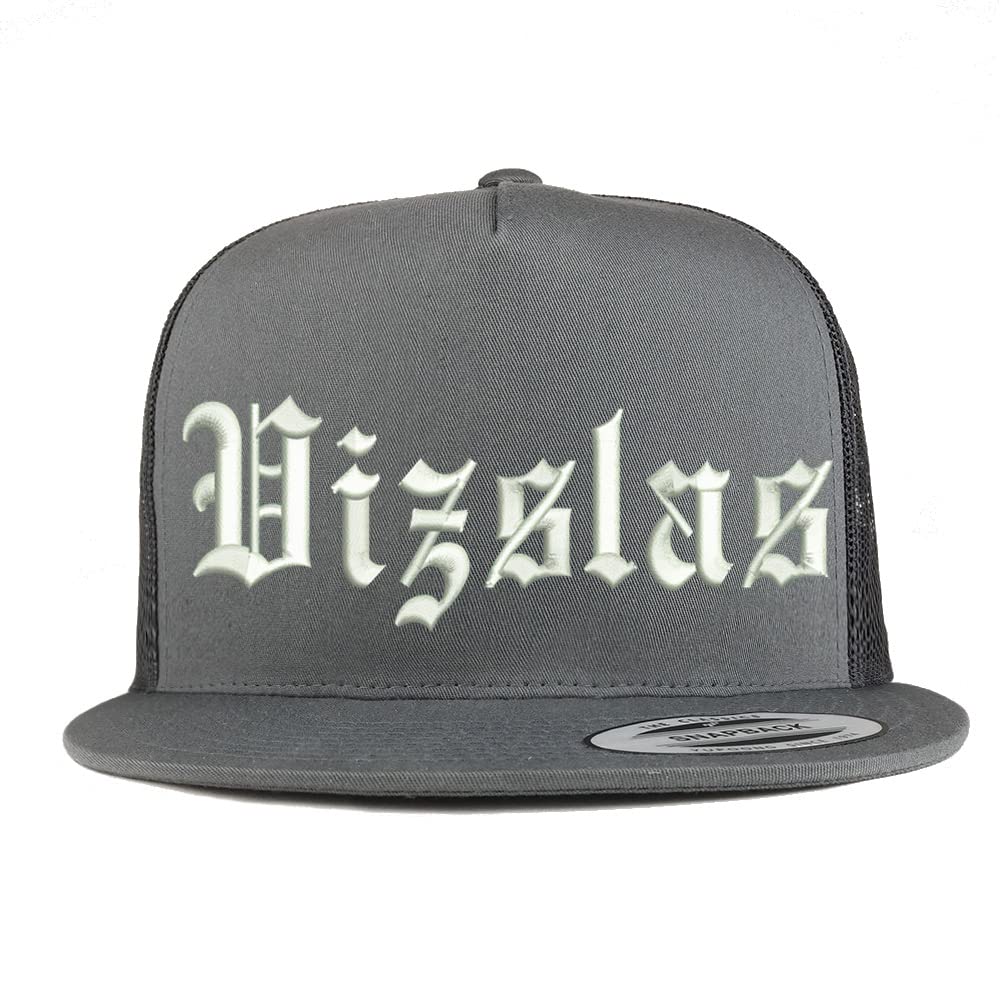 Trendy Apparel Shop Old English Vizslas 5 Panel Flatbill Trucker Cap