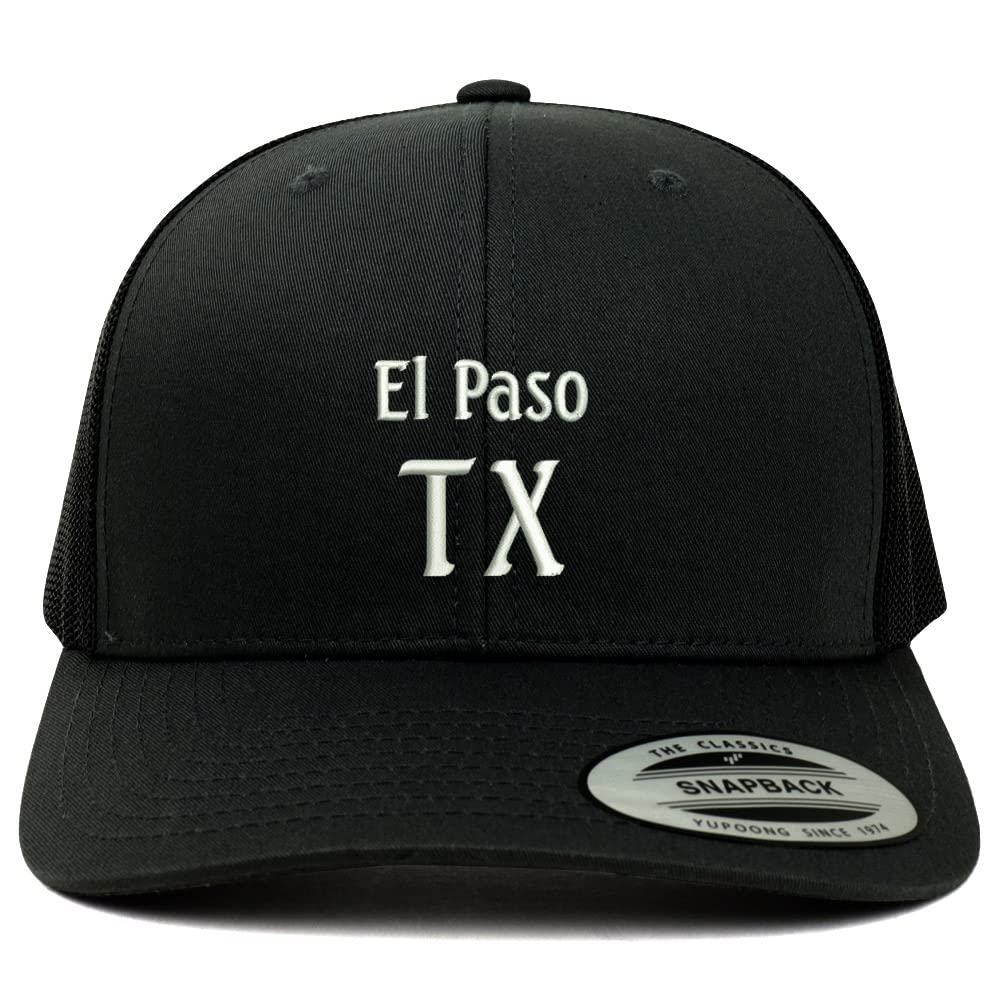 Trendy Apparel Shop El Paso TX Embroidered Retro Fit Trucker Mesh Cap