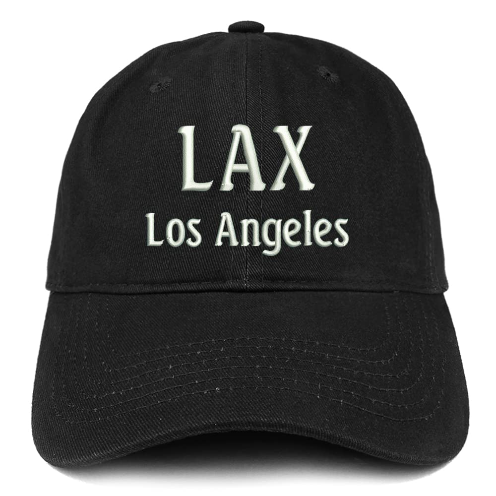 Trendy Apparel Shop LAX Los Angeles Low Profile Soft Cotton Baseball Cap