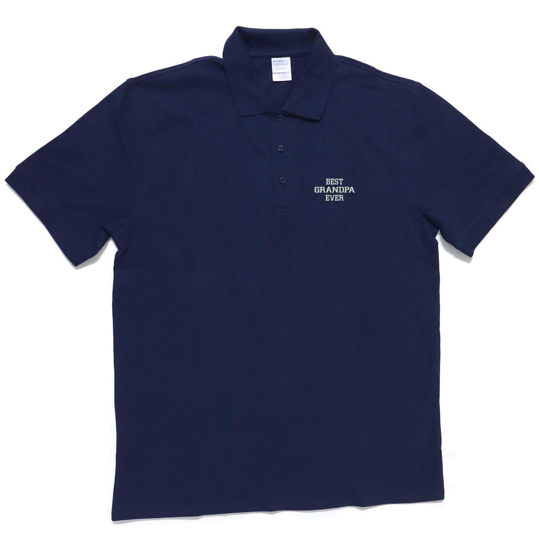 Trendy Apparel Shop Best Grandpa Ever Combed Ring Spun Cotton Collared Polo Shirt