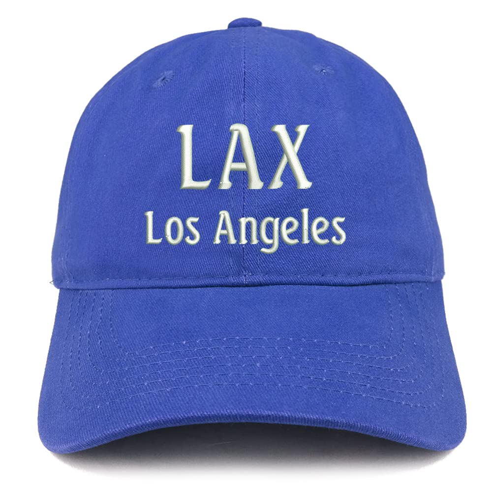 Trendy Apparel Shop LAX Los Angeles Low Profile Soft Cotton Baseball Cap