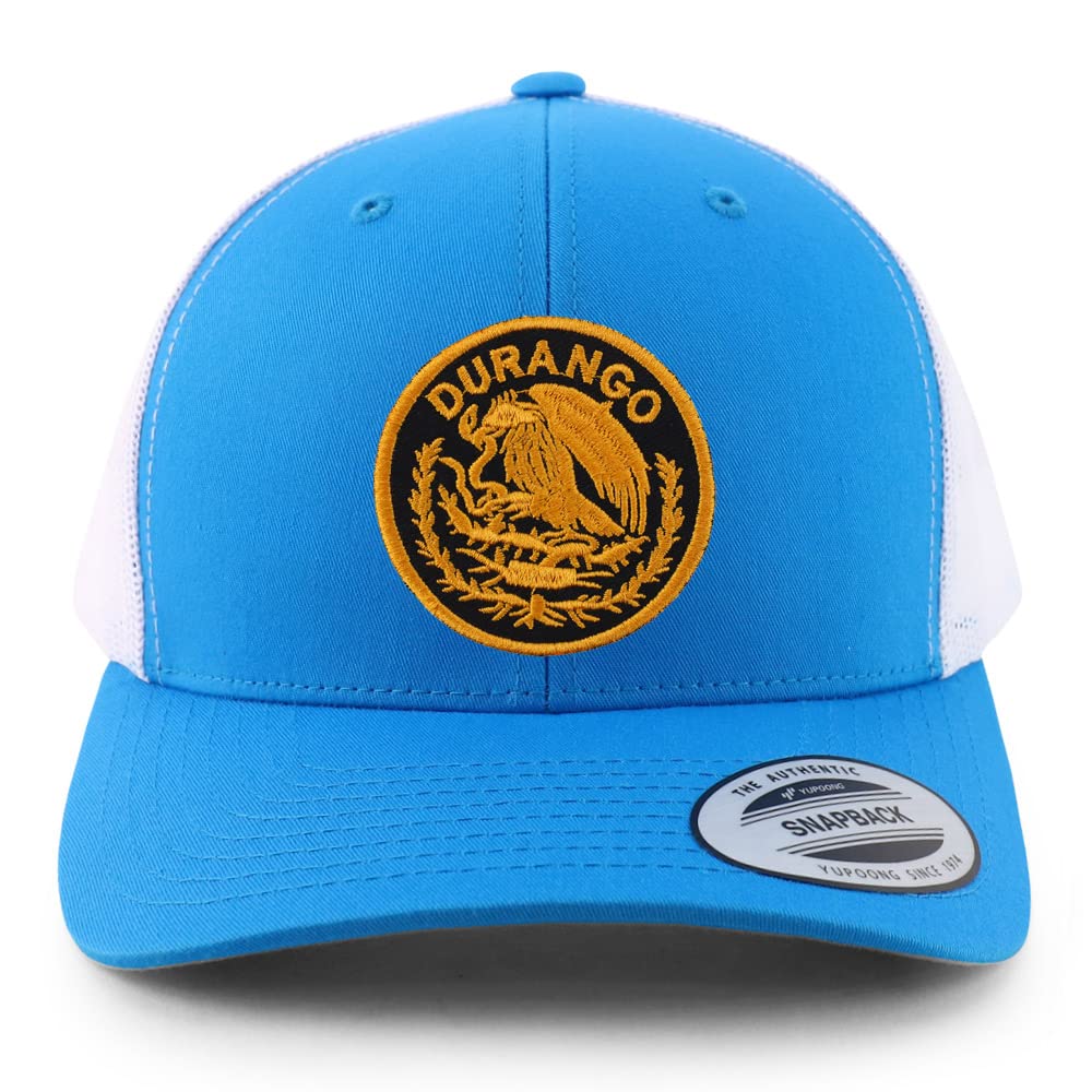 Trendy Apparel Shop Durango Mexico Patch 6 Panel Trucker Mesh Cap