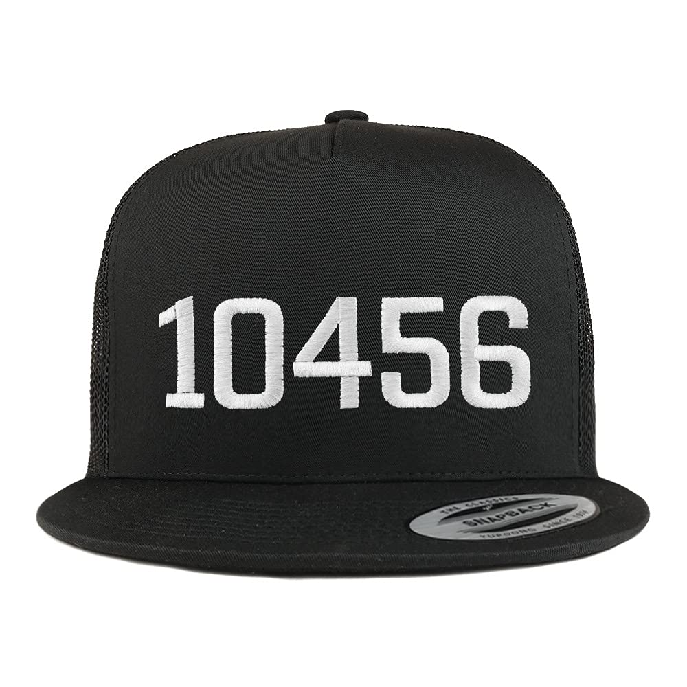 Trendy Apparel Shop 10456 Bronx NY Old English 5 Panel Flatbill Trucker Cap