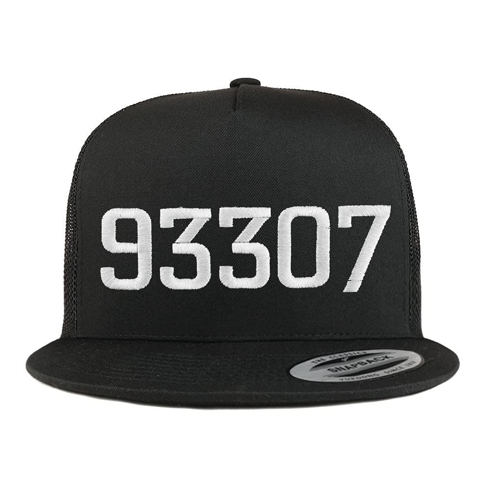 Trendy Apparel Shop 93307 Bakersfield CA Old English 5 Panel Flatbill Trucker Cap