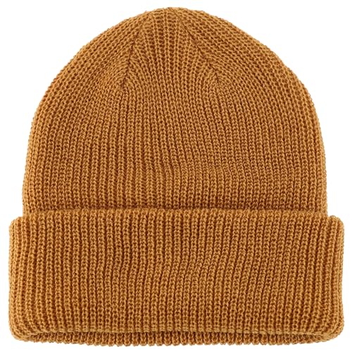 Trendy Apparel Shop Warm Winter Acrylic Ribbed Knit Cuff Beanie Hat