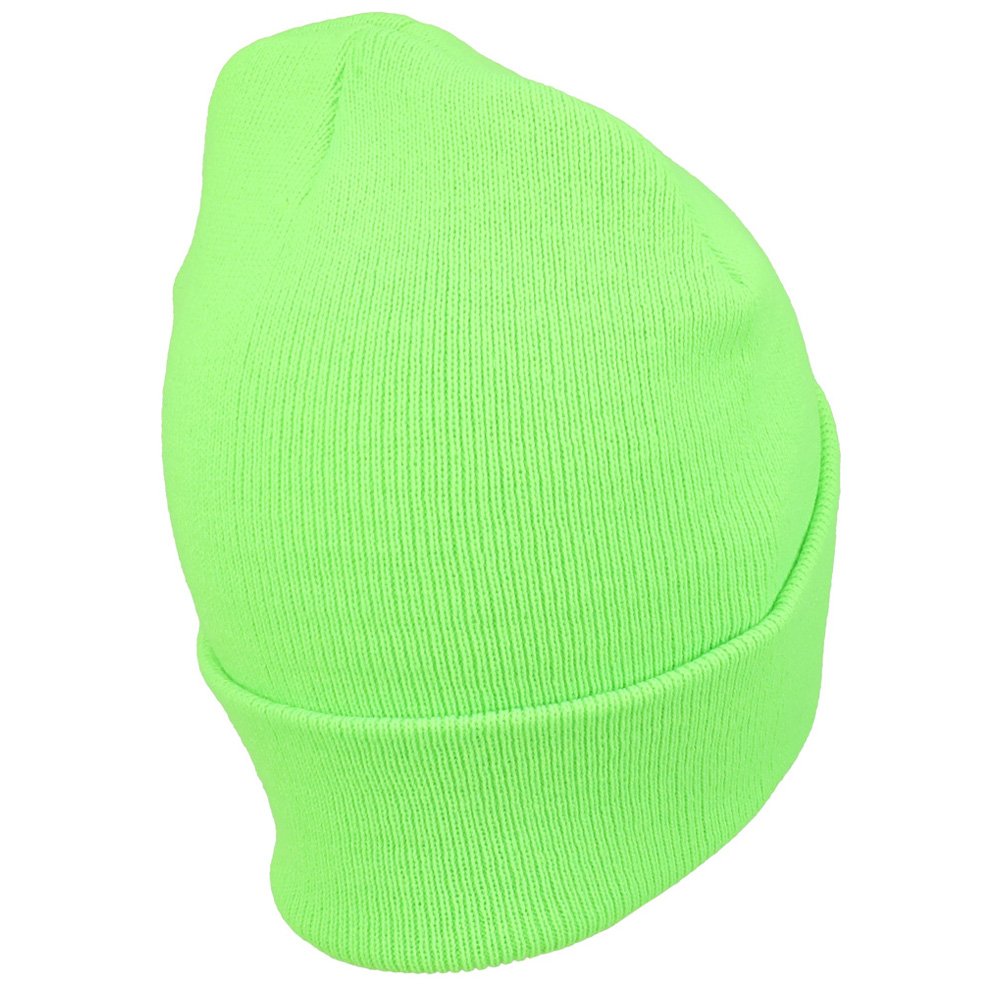 Trendy Apparel Shop Plain Long Cuff Winter Acrylic Beanie Cap
