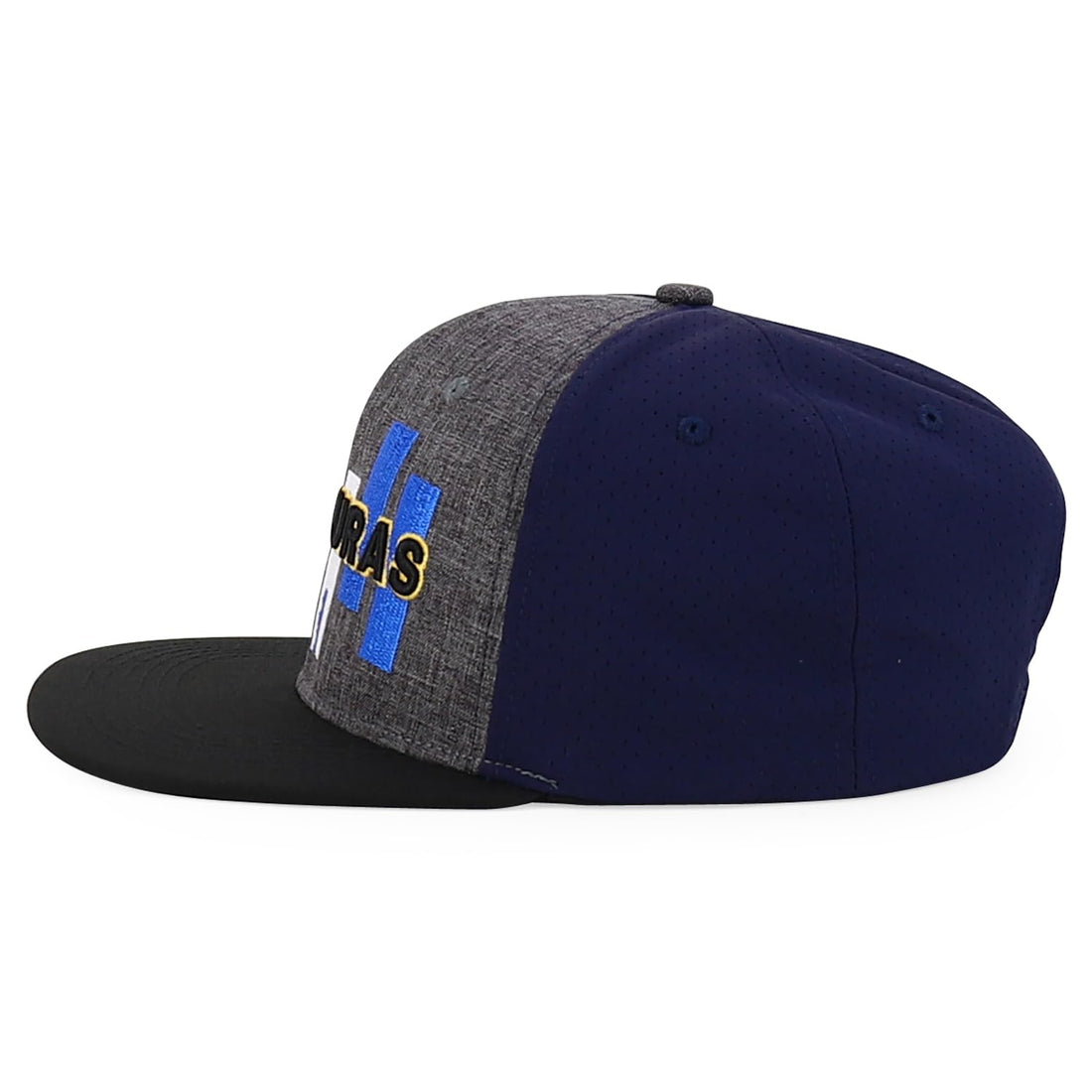 Trendy Apparel Shop Central America States Embroidered Mesh Back Flat Bill Cap