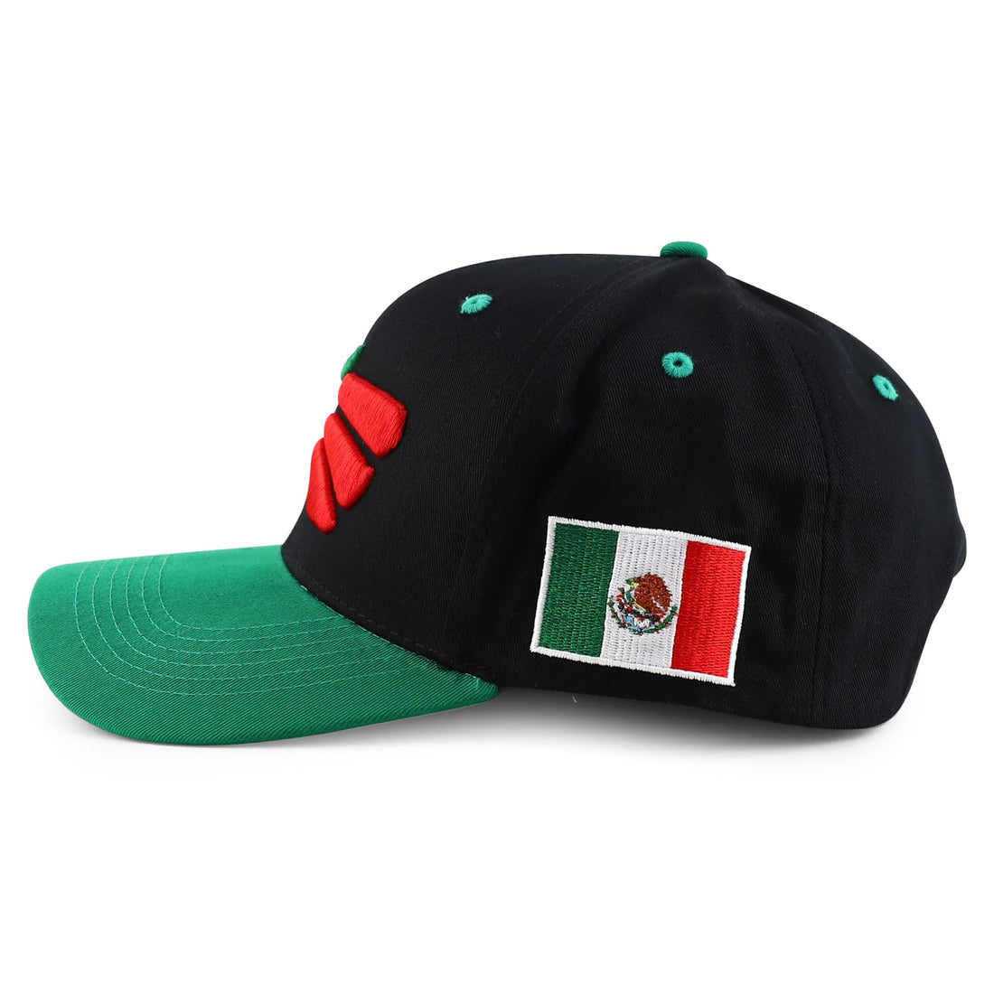 Trendy Apparel Shop XXL Hecho En Mexico Eagle 3D Embroidered Structured Baseball Cap