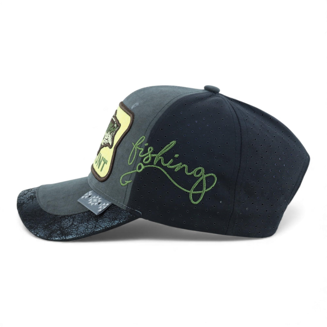Trendy Apparel Shop Bass Embroidered Mesh Back Baseball Cap
