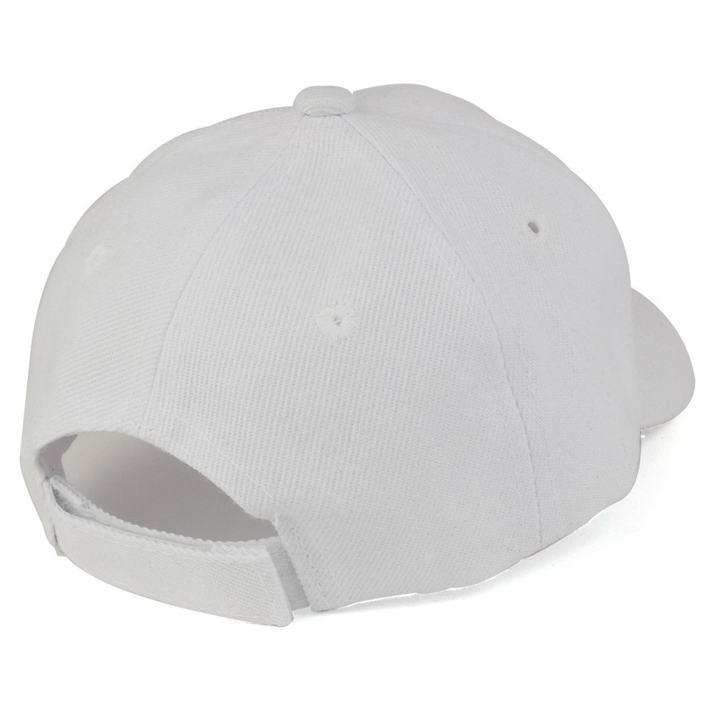 Trendy Apparel Shop Plain Infants Size Structured Adjustable Baseball Cap