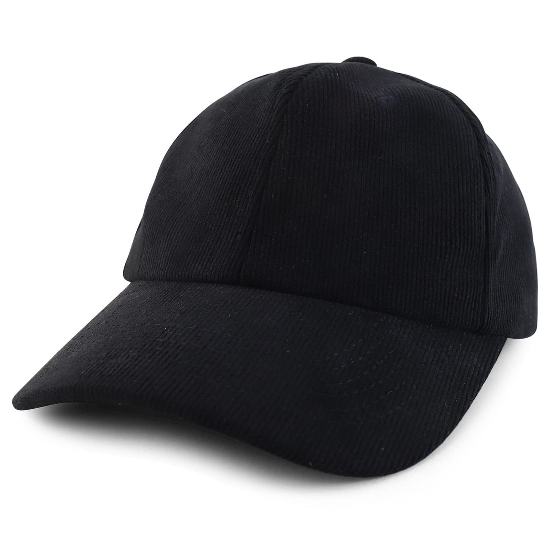 Trendy Apparel Shop Polyester Corduroy Structured Baseball Cap Dad Hat
