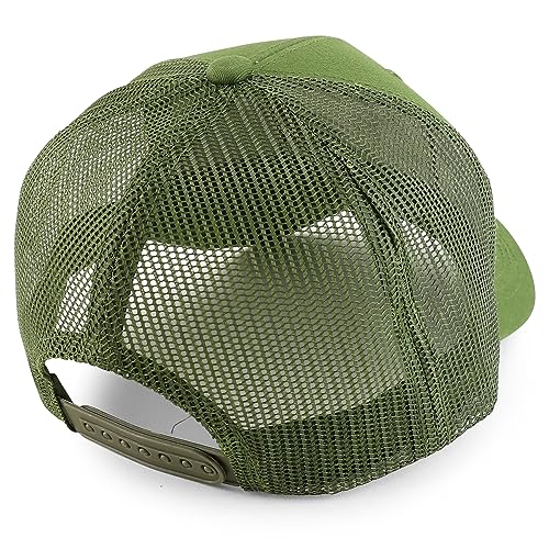 Trendy Apparel Shop Rodeo Patch Structured Curved Bill Mesh Snapback Baseball Cap