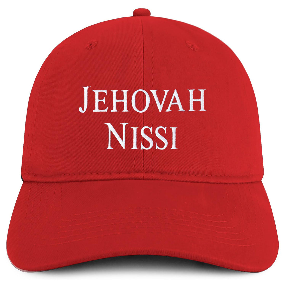 Trendy Apparel Shop Jehovah Nissi Embroidered Soft Cotton Baseball Cap