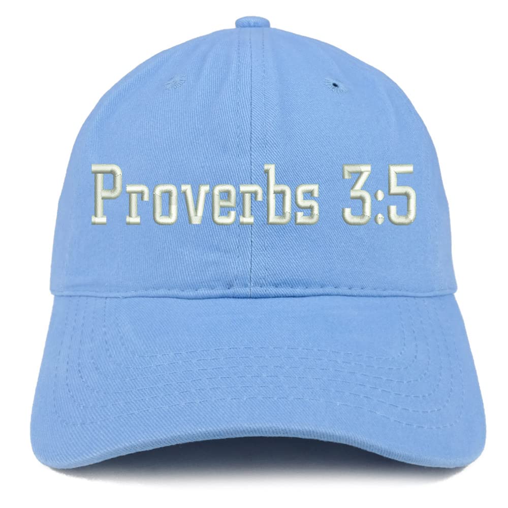 Trendy Apparel Shop Proverbs 3:5 Low Profile Soft Cotton Baseball Cap