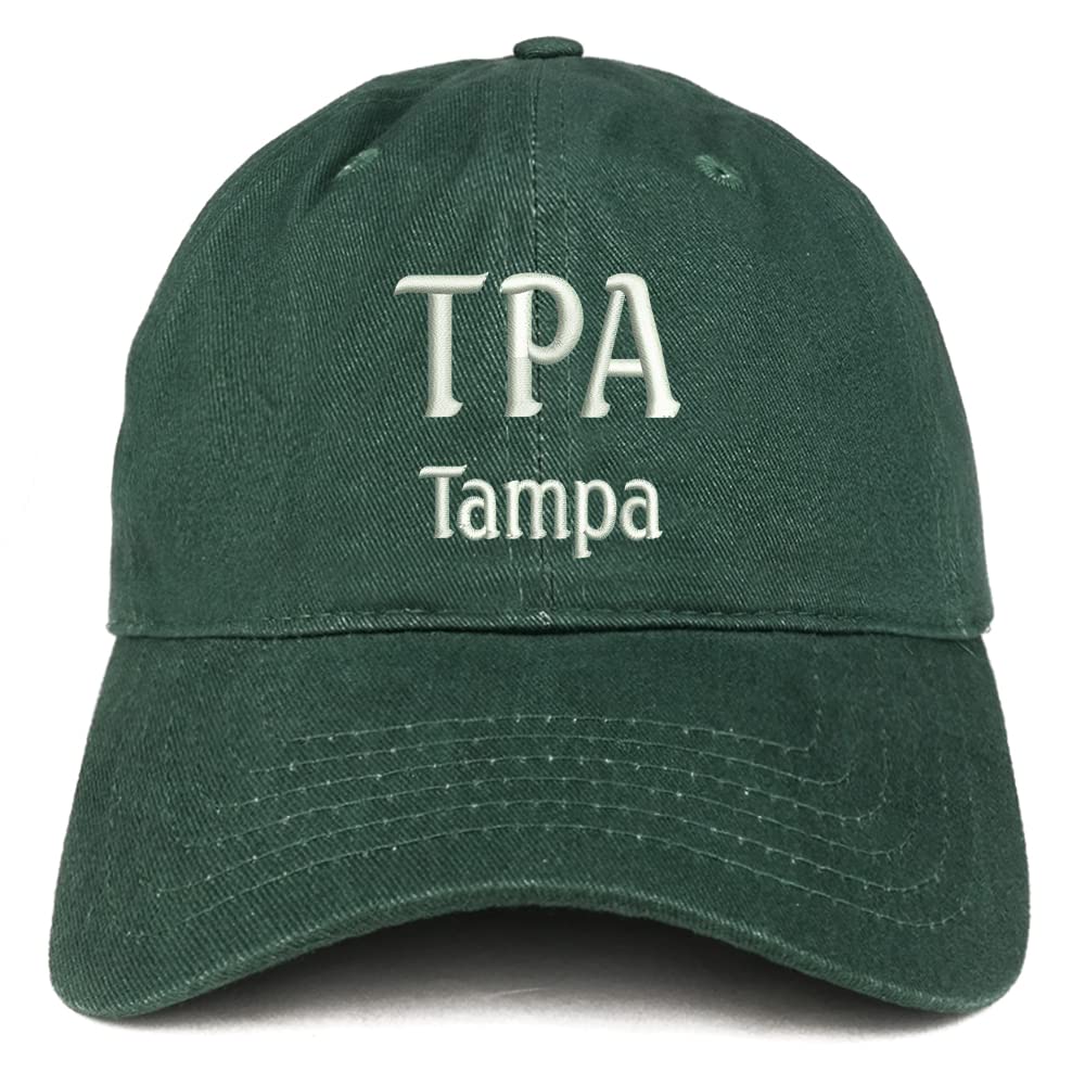 Trendy Apparel Shop TPA Tampa Low Profile Soft Cotton Baseball Cap