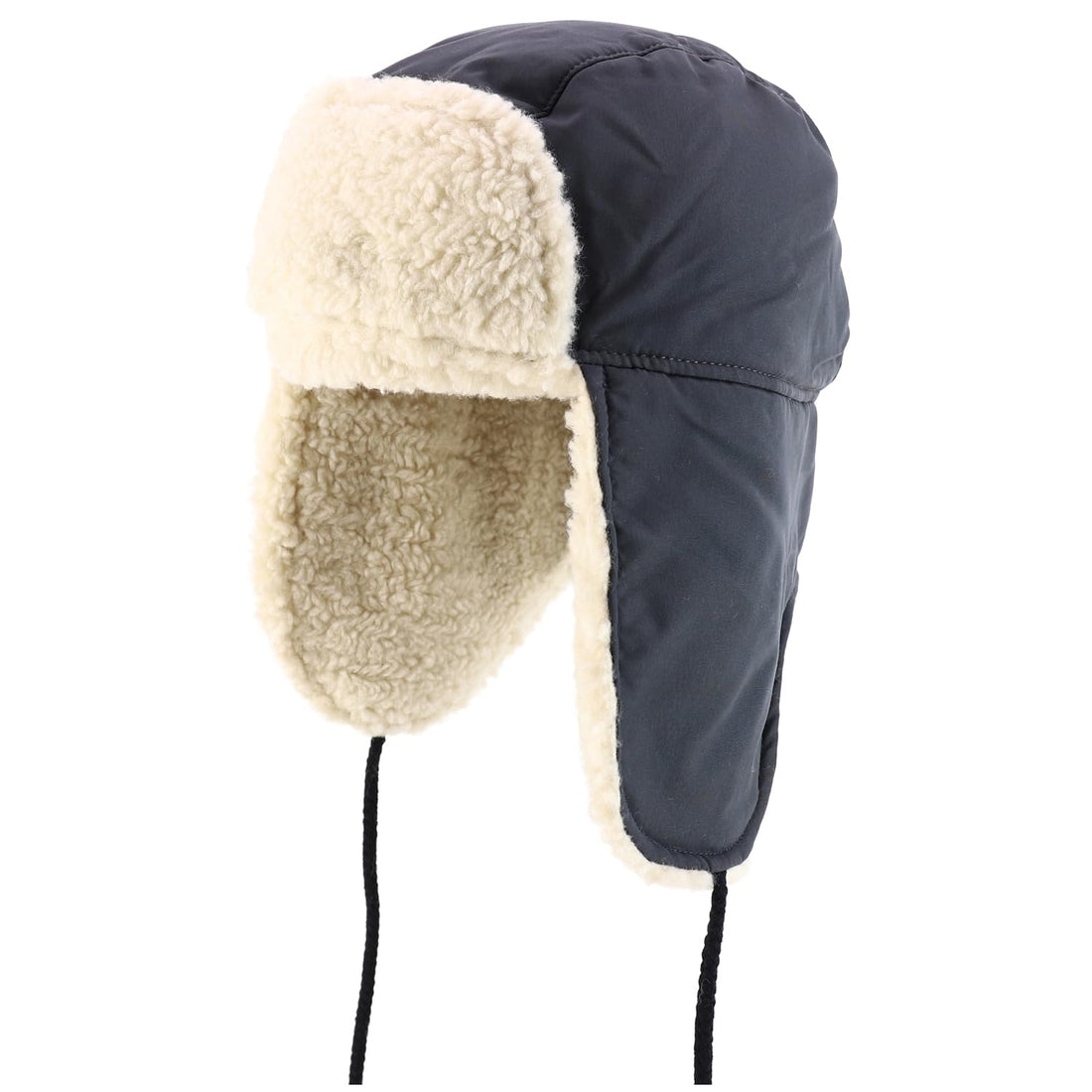Trendy Apprel Shop Warm Winter Fur Ear Flaps Sherpa Lined Trooper Hat