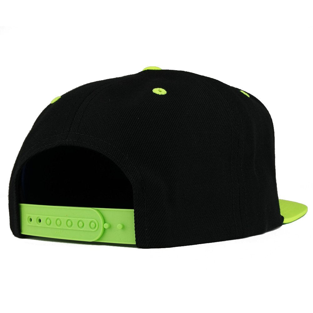 Trendy Apparel Shop Boxer Embroidered Premium 2-Tone Flat Bill Snapback Cap