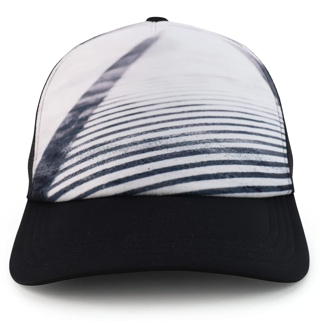 Trendy Apparel Shop 100% Polyester Photo Real Snapback Trucker Mesh Back Cap