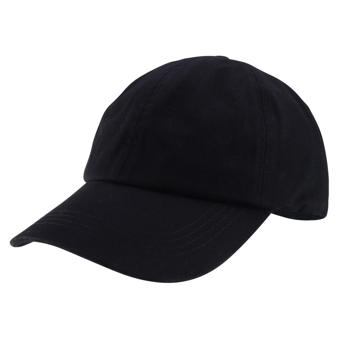 Trendy Apparel Shop Oversized XL Unstructure Ladies Ponytail Cotton Baseball Cap