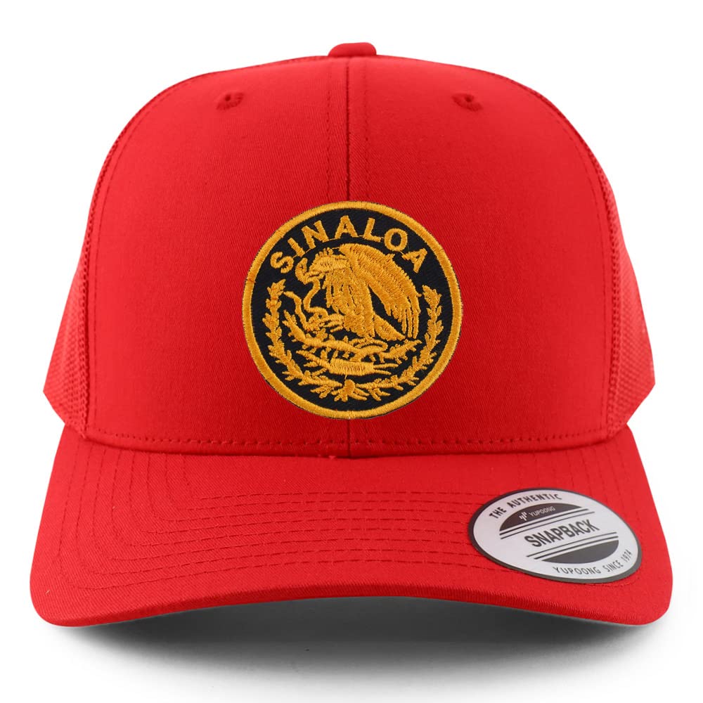 Trendy Apparel Shop Sinaloa Mexico Patch 6 Panel Trucker Mesh Cap