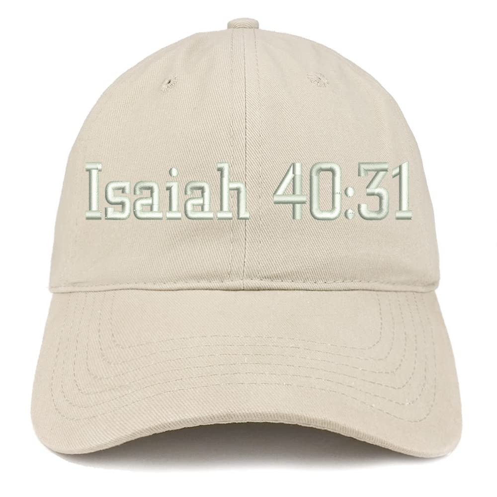 Trendy Apparel Shop Isaiah 40:31 Low Profile Soft Cotton Baseball Cap