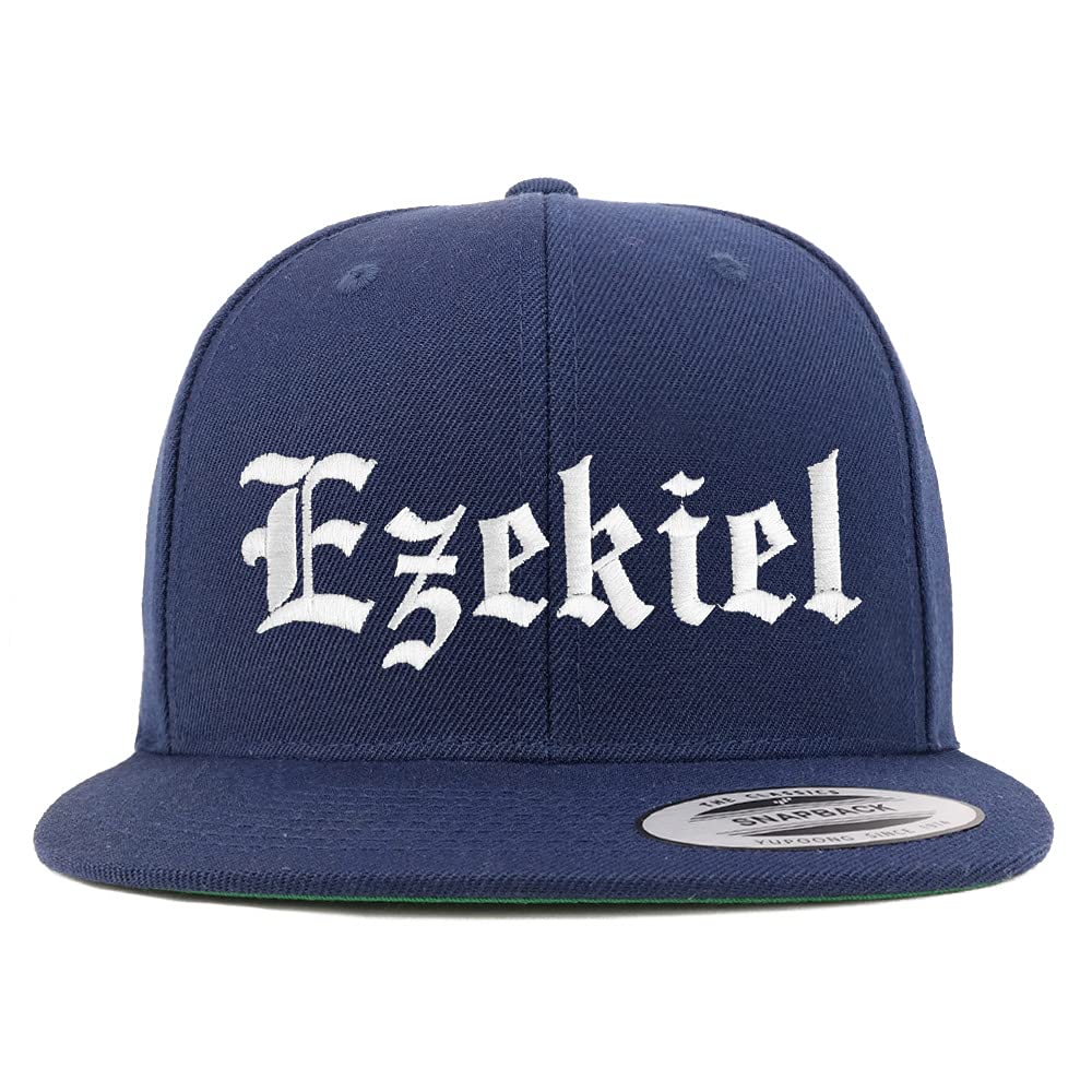Trendy Apparel Shop Ezekiel Old English Embroidered Flatbill Snapback